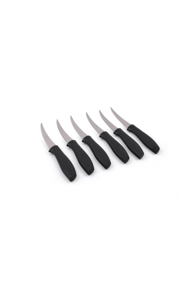 Ensemble de couteaux (6 pièces) - Noir/Argent