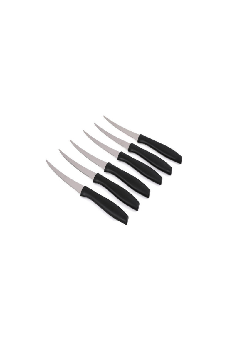 Ensemble de couteaux (6 pièces) - Noir/Argent