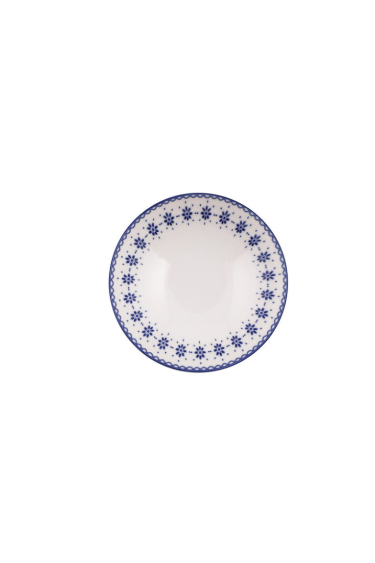 Service de table (24 pièces) - Blanc/Bleu