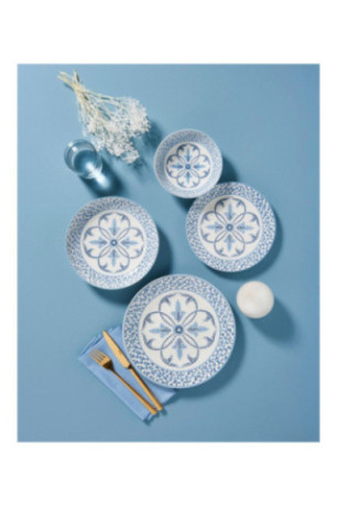 Service de table (24 pièces) - Multicolore