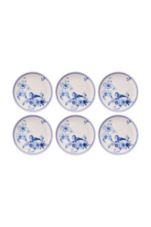 Ensemble d'assiettes de service (6 pièces) - Bleu Blanc