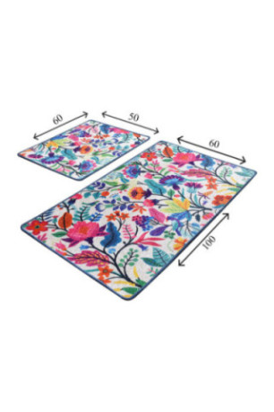 Ensemble de tapis de bain (2 pièces) - Multicolore