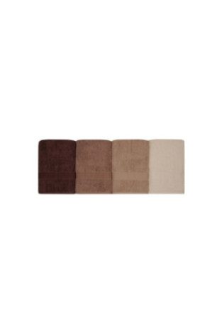 Ensemble de serviettes de bain (4 pièces) - Cream / Beige / Brown
