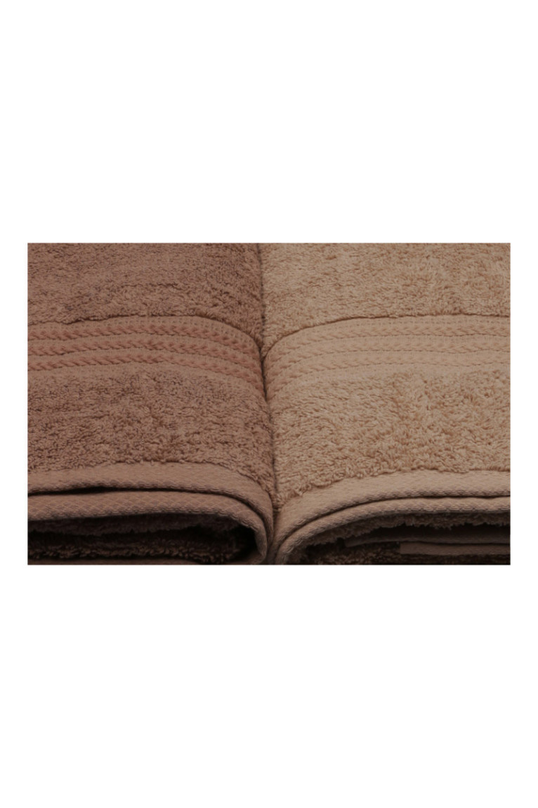 Ensemble de serviettes de bain (4 pièces) - Cream / Beige / Brown