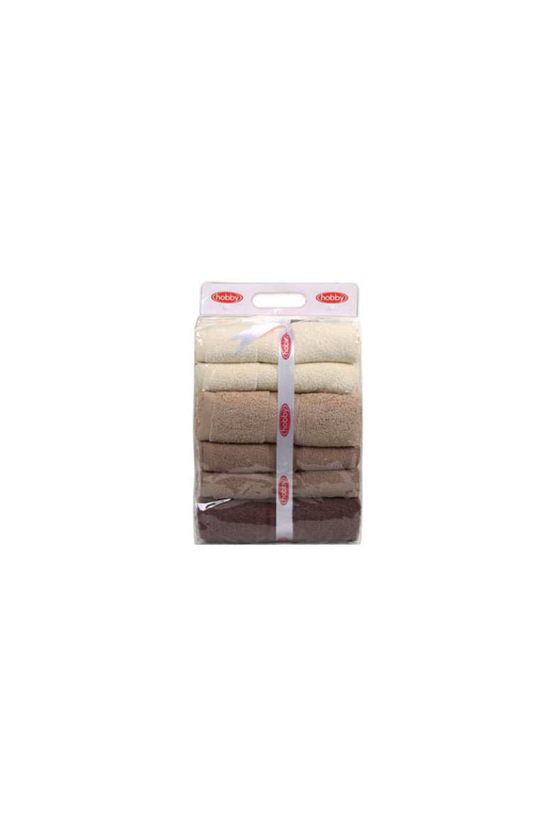 Ensemble de serviettes de bain (4 pièces) - Cream / Beige / Brown