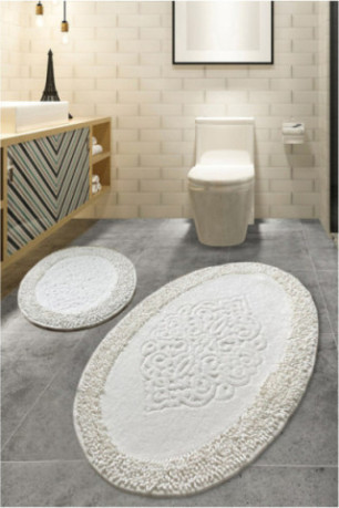 Ensemble de tapis de bain (2 pièces) - Multicolore