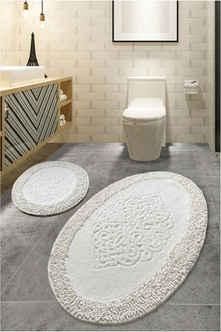 Ensemble de tapis de bain (2 pièces) - Multicolore