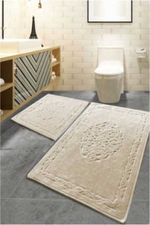 Ensemble de tapis de bain (2 pièces) - Multicolore