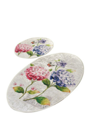 Ensemble de tapis de bain (2 pièces) - Multicolore
