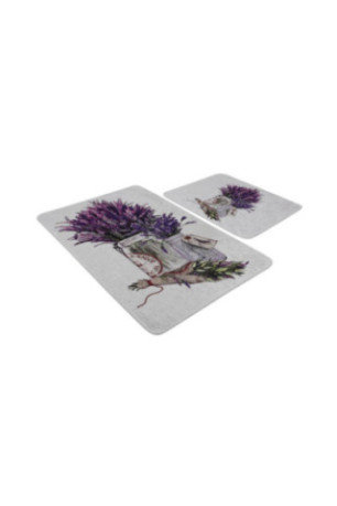 Ensemble de tapis de bain (2 pièces) - Multicolore