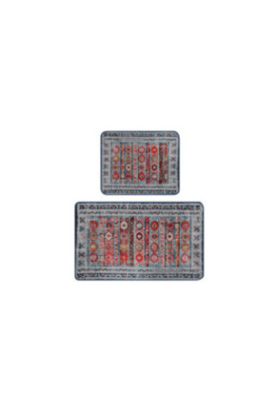 Ensemble de tapis de bain (2 pièces) - Multicolore