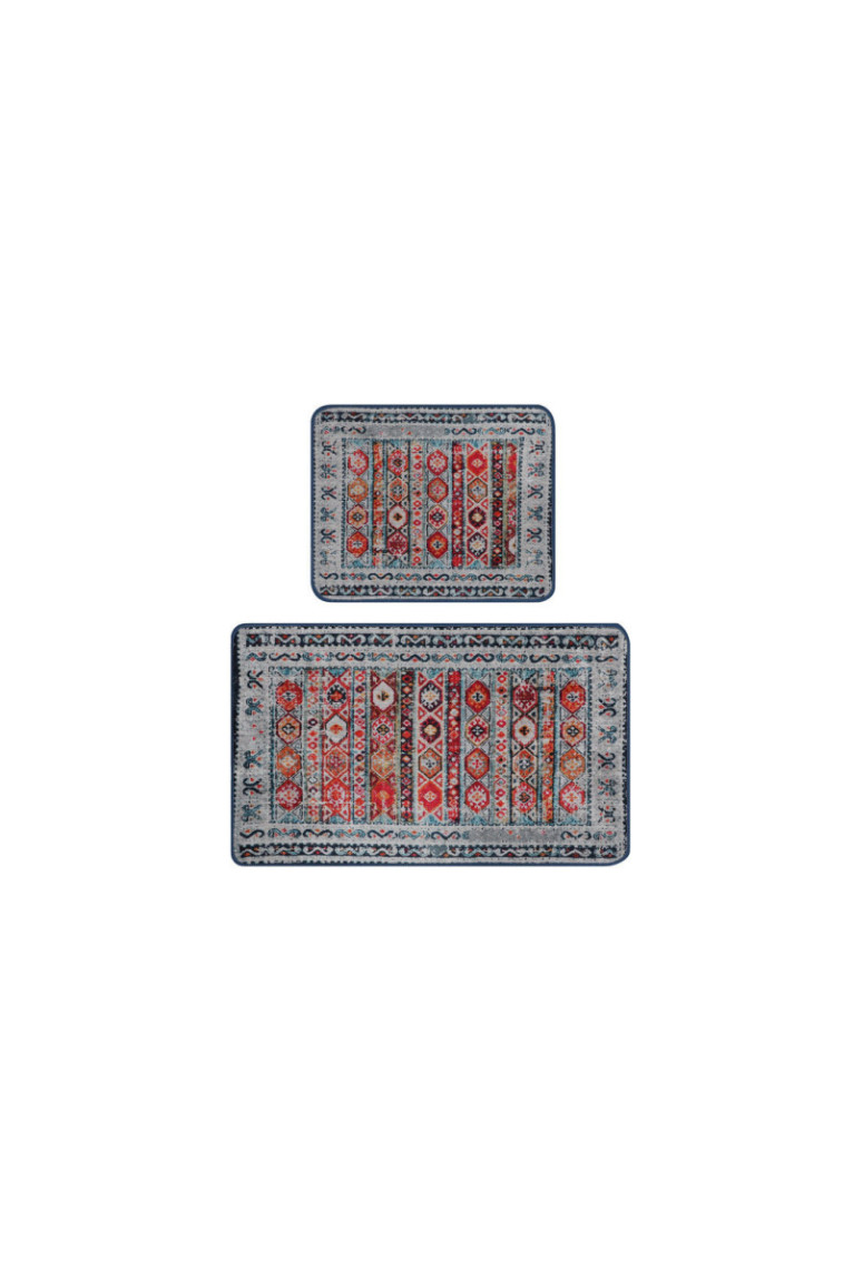 Ensemble de tapis de bain (2 pièces) - Multicolore