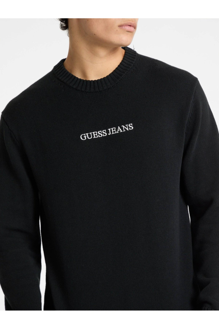 Pull ML brodé Guess jeans