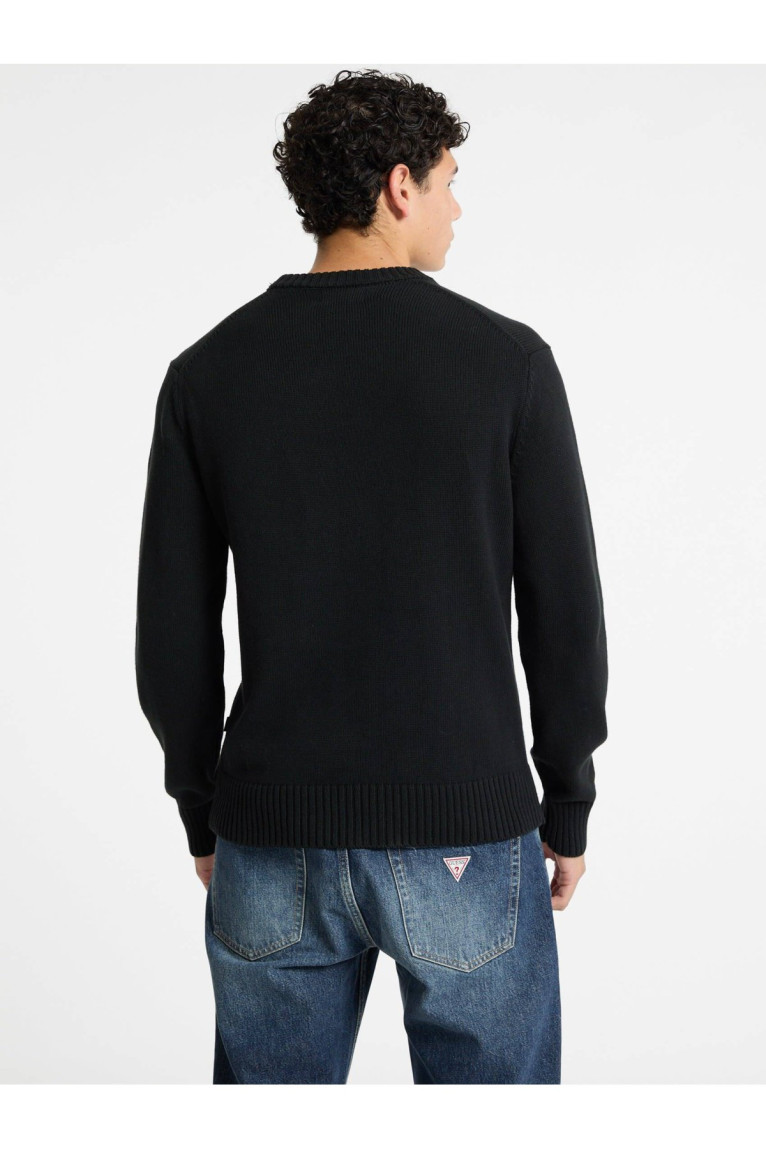 Pull ML brodé Guess jeans