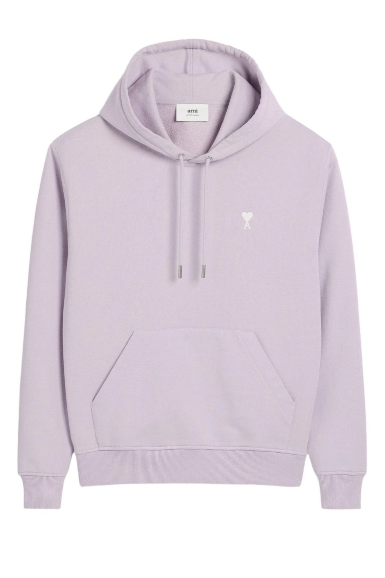 Sweat à capuche Ami de Cœur Lilas Ami paris