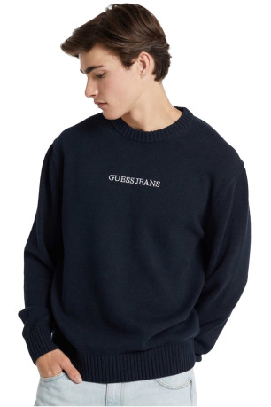 Pull ML brodé Guess jeans
