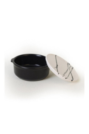 Boîte de conservation (12 pièces) - Noir et blanc