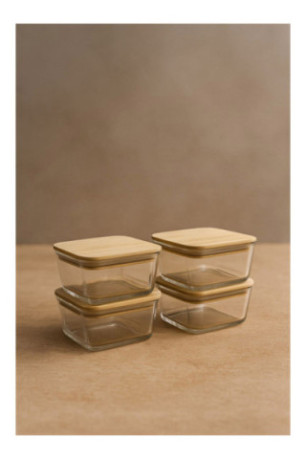 Boîte de conservation (8 pièces) - Transparent