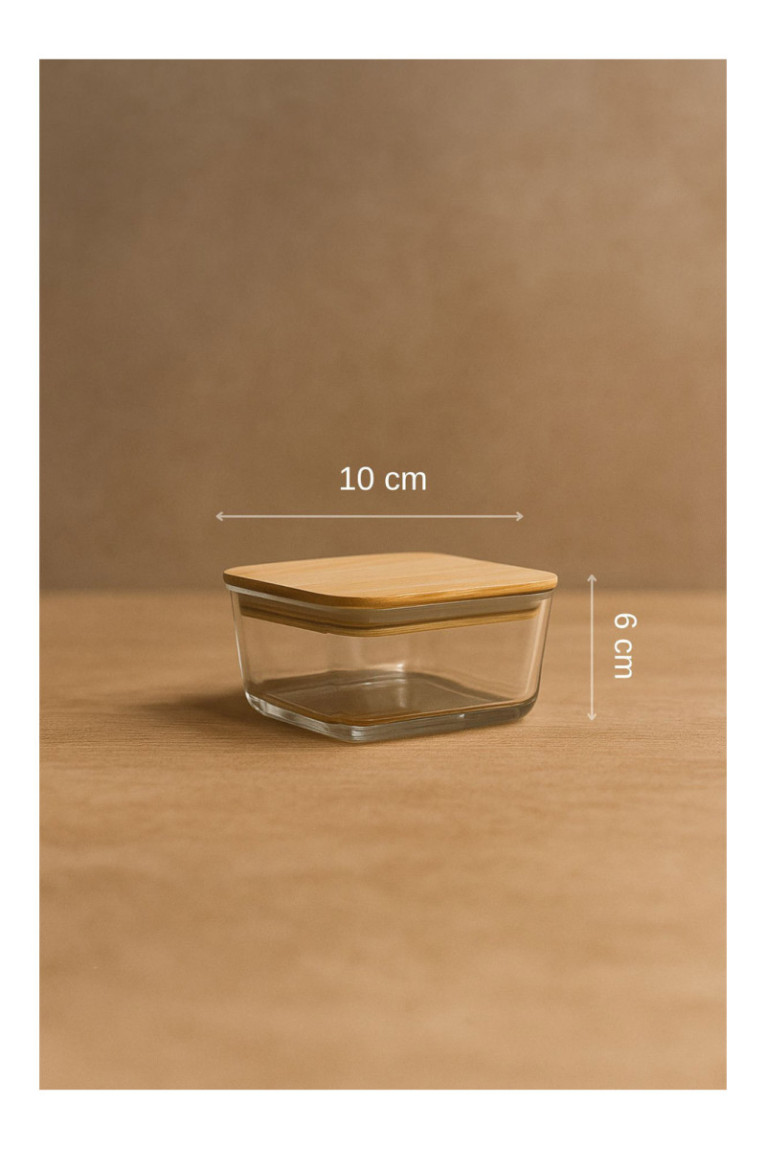 Boîte de conservation (8 pièces) - Transparent