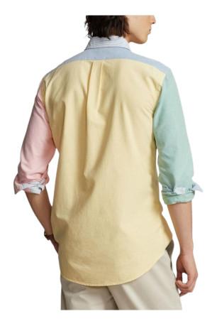 Chemise - POLO RALPH LAUREN - Jaune / Bleu / Rose