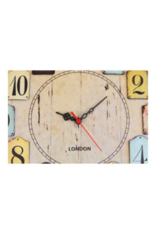 Horloge décorative en MDF - Multicolore