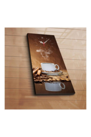 Horloge murale décorative en toile - Multicolore