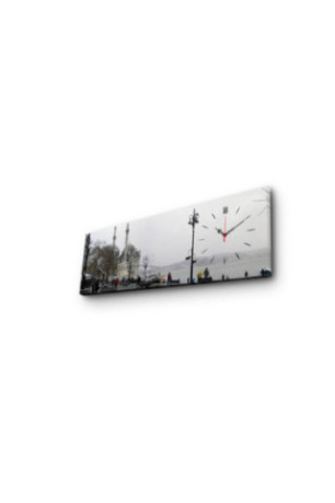 Horloge murale décorative en toile - Multicolore