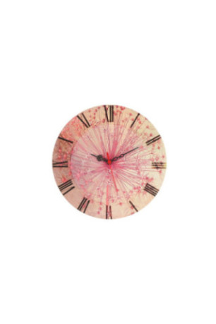 Horloge décorative en MDF - Multicolore