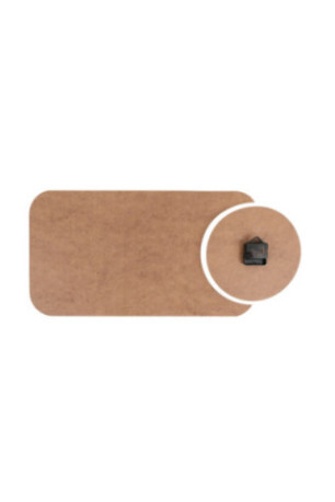 Horloge décorative en MDF (2 pièces) - Multicolore
