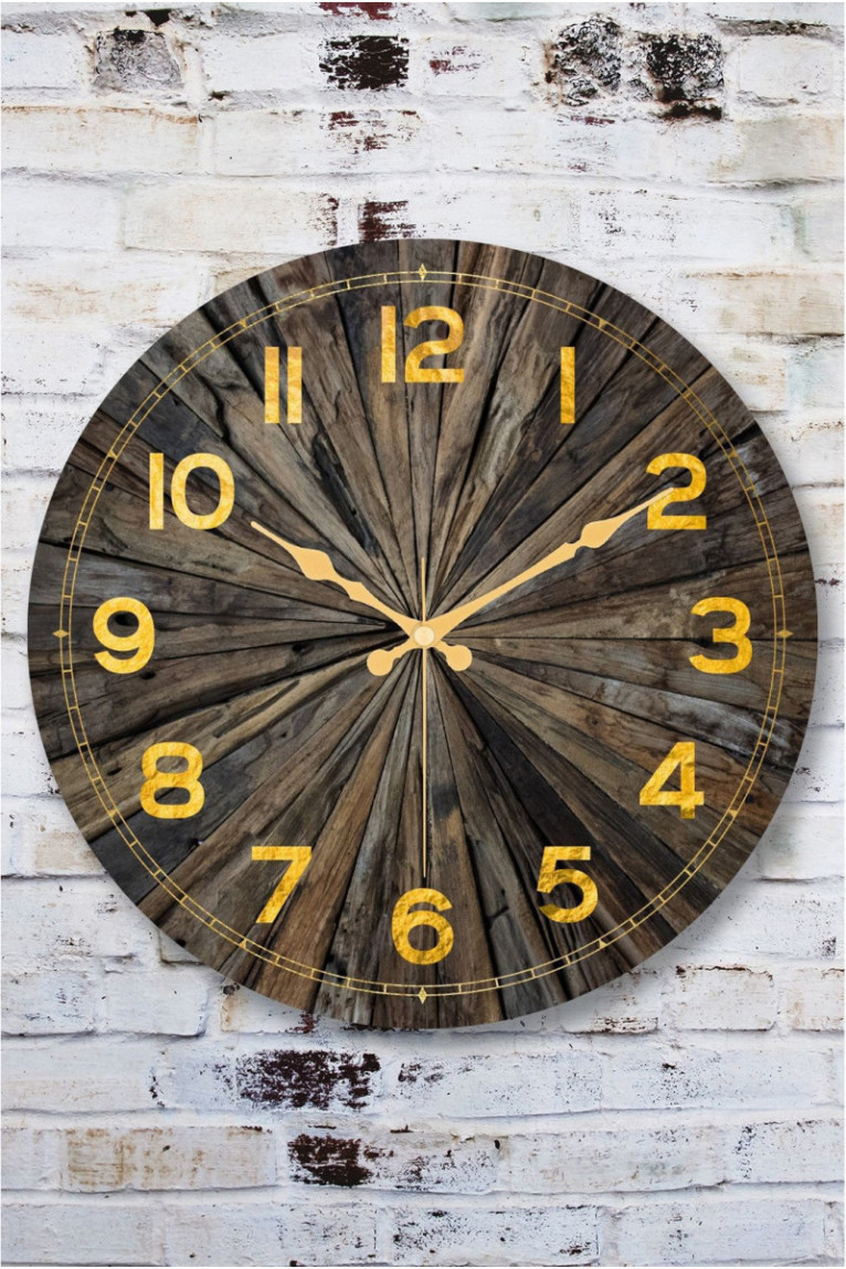 Horloge murale décorative - Multicolore