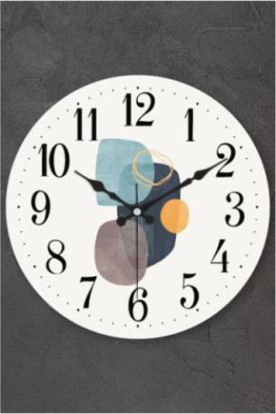 Horloge murale décorative - Multicolore