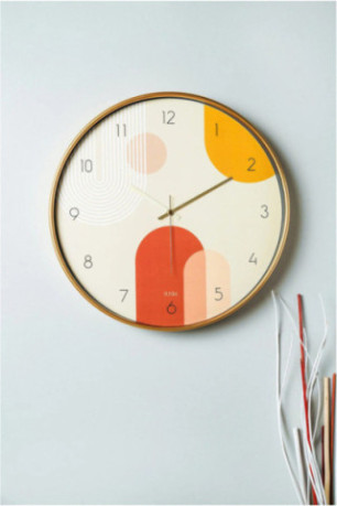 Horloge murale décorative - Multicolore