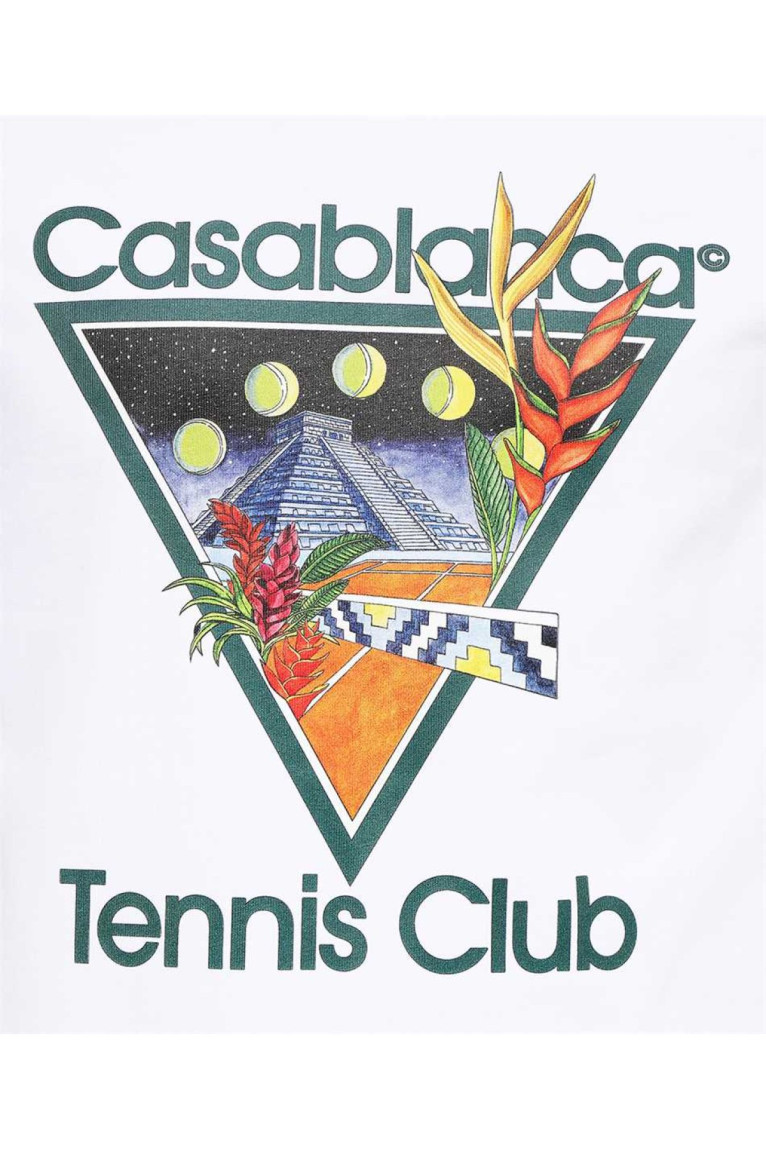TShirt 100% coton logo imprimé Casa blanca