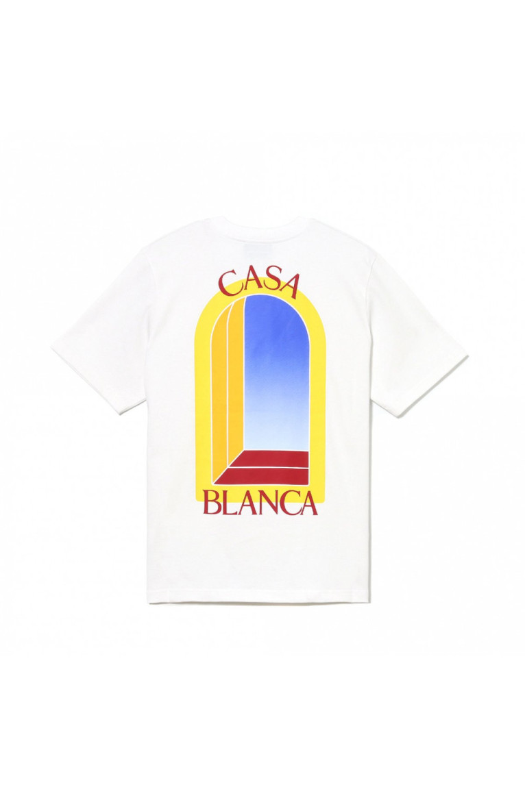 T-shirt logo imprimé MC Casa blanca