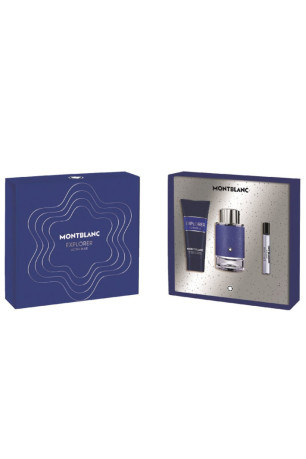 Montblanc Explorer Ultra Blue EDP 100 ml + EDP MINI 7.5 ml + SG for Body & Hair 100 ml (man) Montblanc