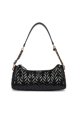 Sac baguette épaule matelassé vernis Guess jeans