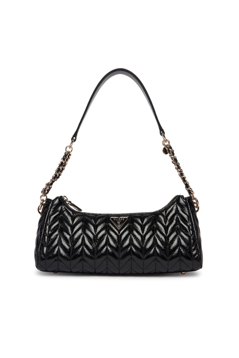Sac baguette épaule matelassé vernis Guess jeans