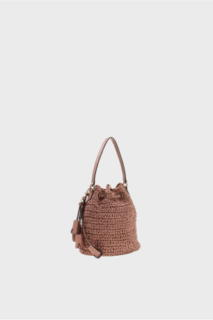 Sac sceau en rafia Guess jeans