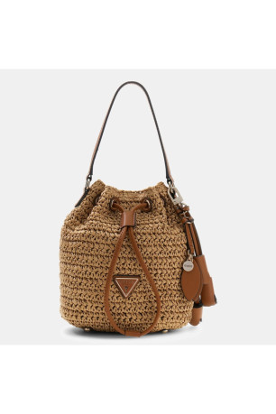 Sac sceau en rafia Guess jeans