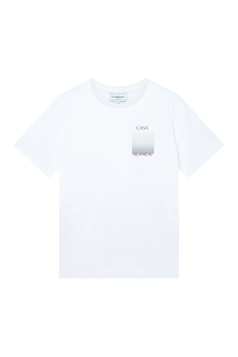 T‑shirt Mc et logo carré gradient Casa blanca