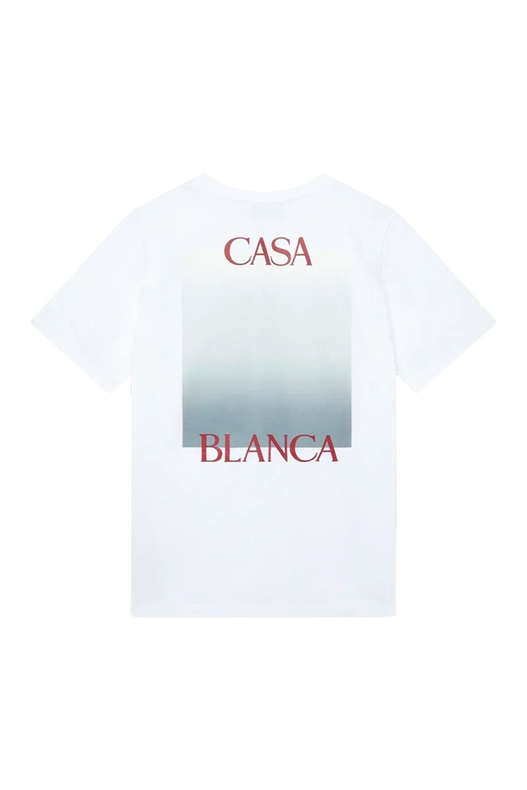 T‑shirt Mc et logo carré gradient Casa blanca