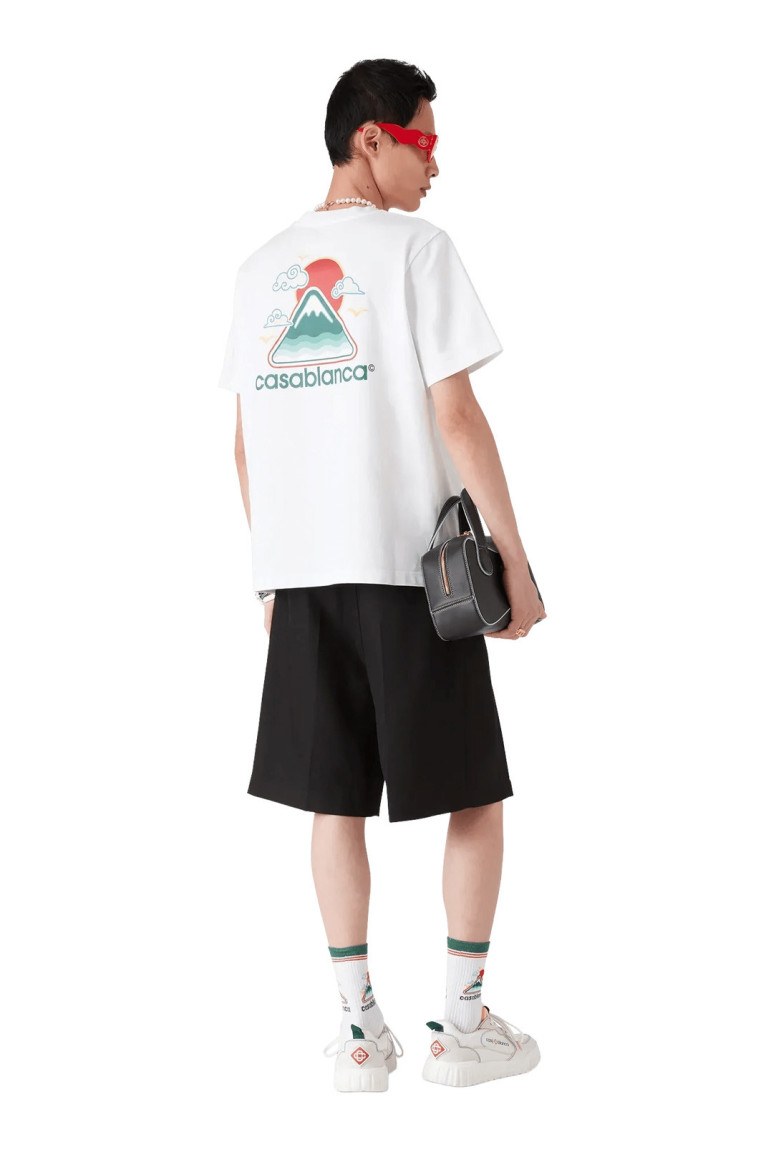 T-shirt Montagne Ondulée MC Casa blanca
