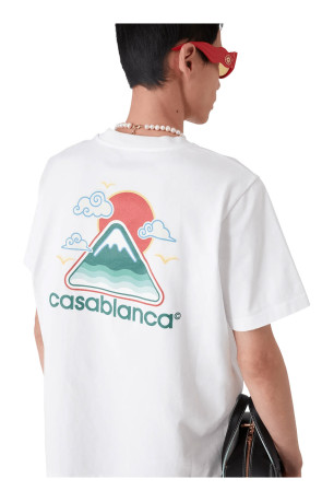 T-shirt Montagne Ondulée MC Casa blanca