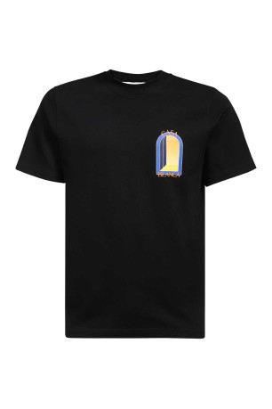 T-shirt logo printé dos MC Casa blanca