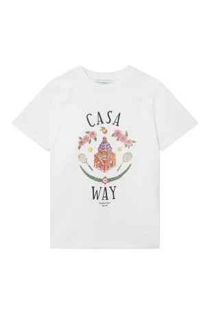 TShirt 100% coton logo printé Casa blanca