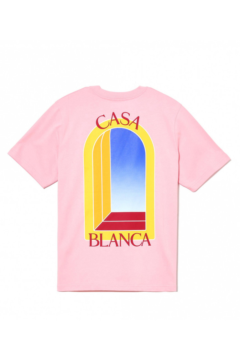 T-shirt logo printé dos MC Casa blanca