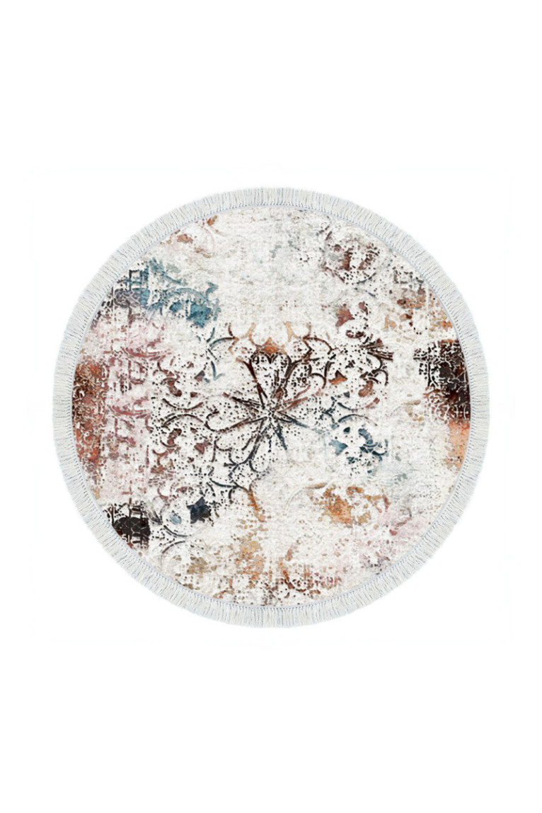 Tapis - 160x160cm -  Multicolore