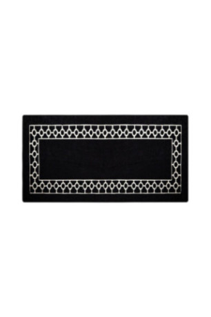 Tapis de couloir - 80x200cm -  Noir et blanc