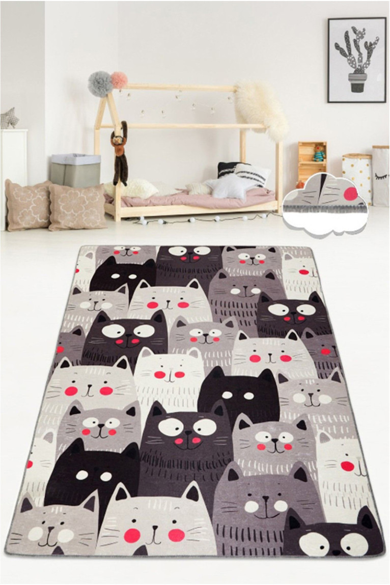 Tapis de couloir - 80x150cm -  Multicolore