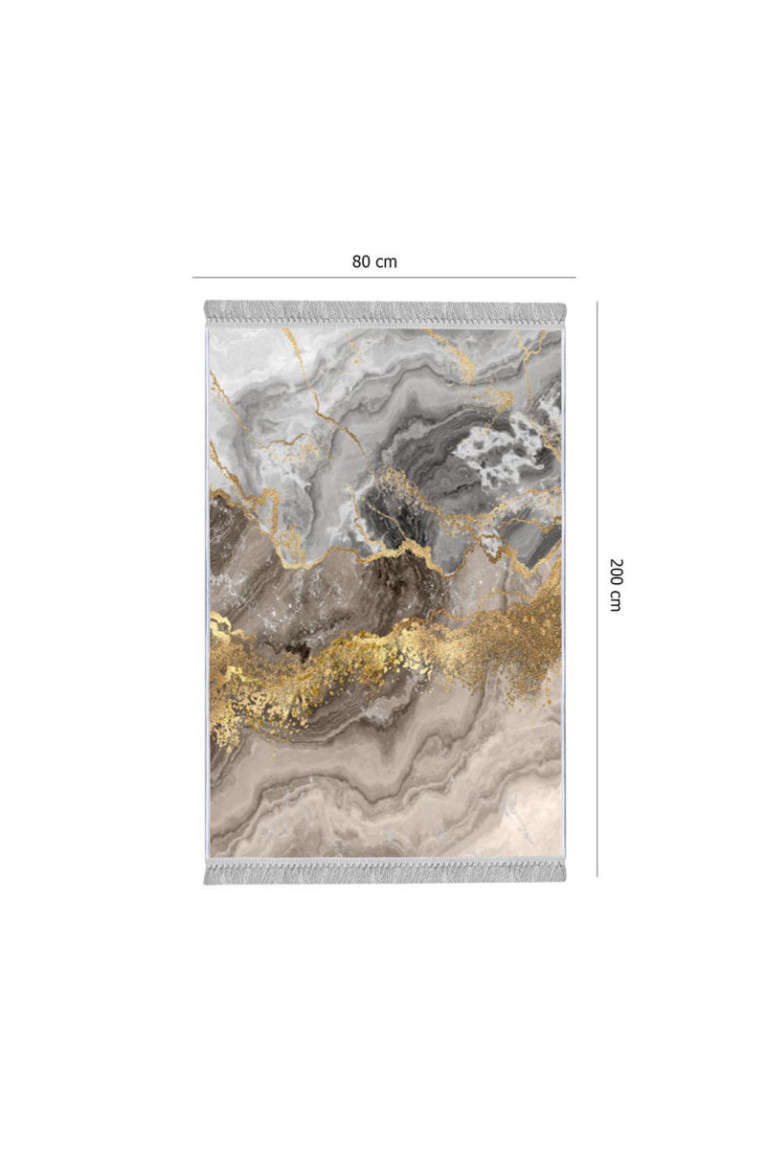Tapis de couloir - 80x200cm -  Multicolore